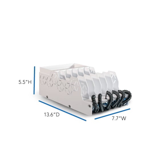 Dimensions de la station de recharge Open6 USB-C