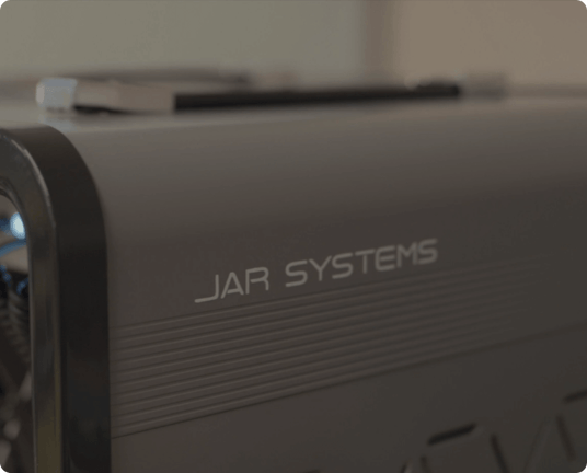 JAR System Logo on cart