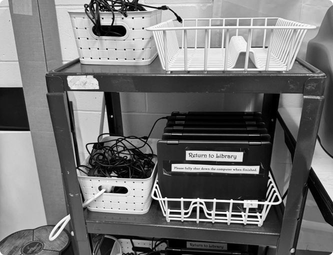 Traditional charging cart