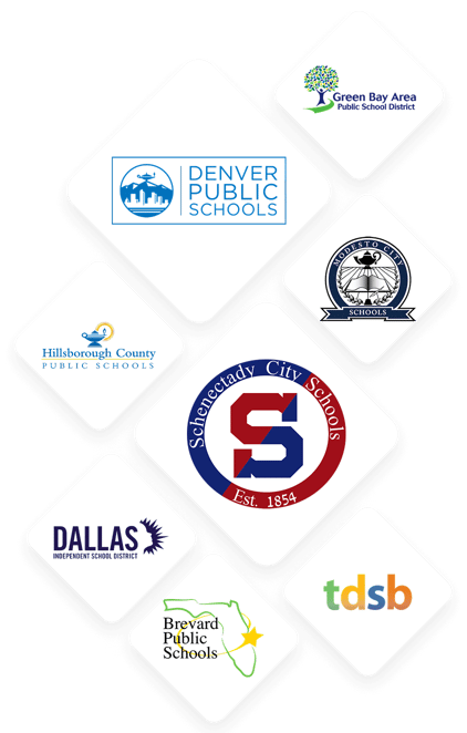 Supercharged schools logos