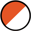 Orange / White