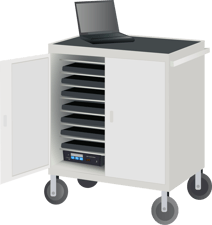generic cart unit inside