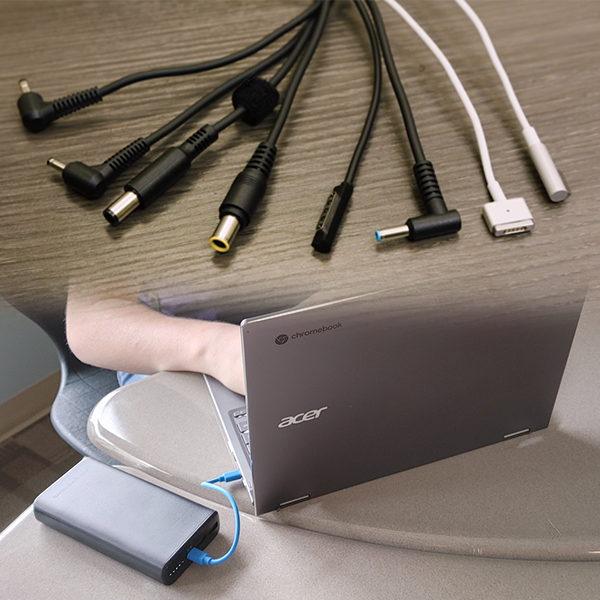 Des émulateurs permettent de connecter des appareils sans port USB-C à des batteries externes Active Charge