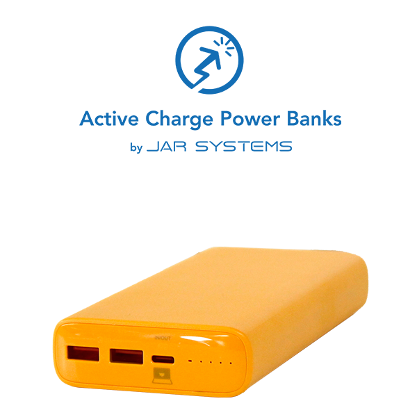 Active Charge Power Banks by JAR Systems