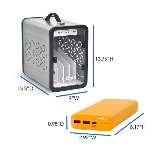 Adapt4 with Active Charge Upgrade Dimensions