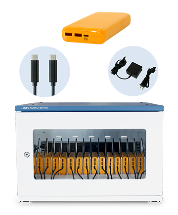 Library Check-Out Charging Solution