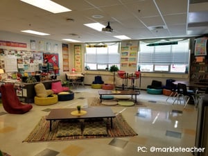 flexible seating - @markleteacher twitter