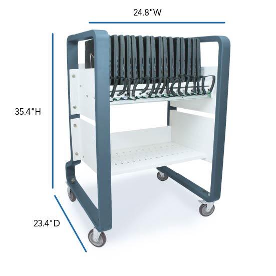 Elevate Air USB-C Open Charging Cart EDU 16