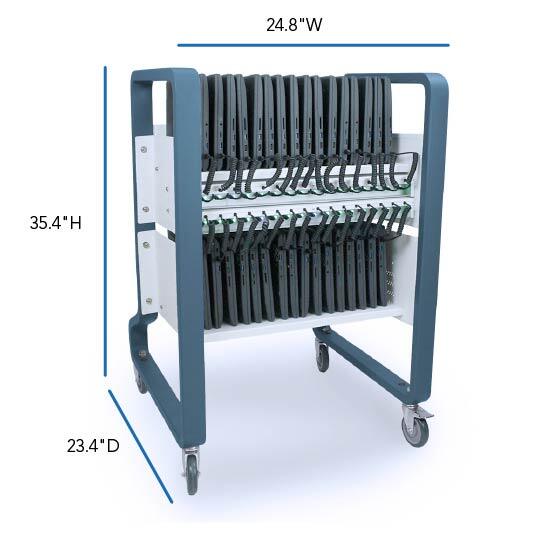 Elevate Air USB-C Open Charging Cart EDU 32