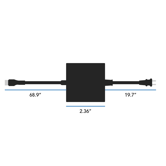 Cable adaptador de CA a USB-C de 45 W