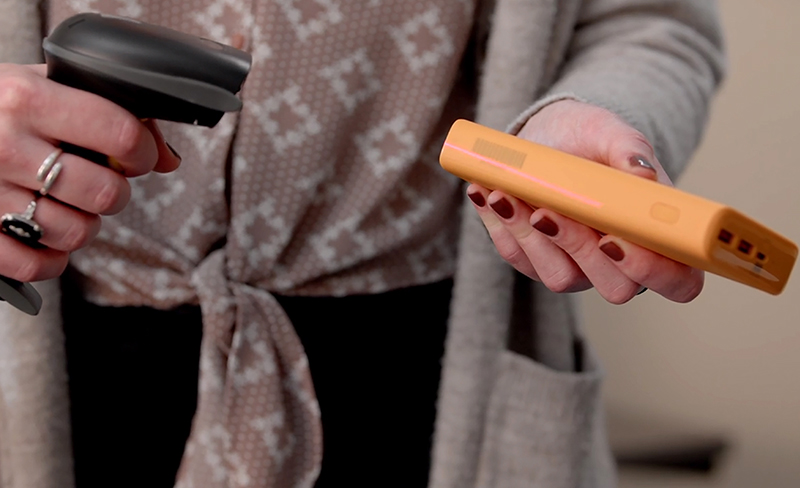 Active Charge Power Bank Barcode