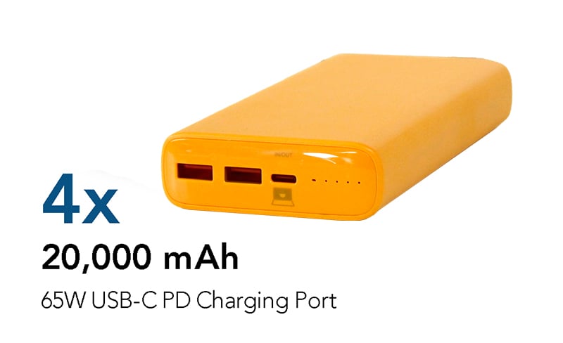 USB-C Active Charge Power Bank Kit - USB-C Devices