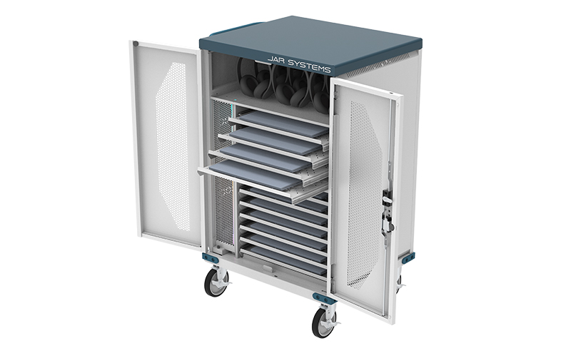 PowerPro Esports Charging Cart, Pull-Out Trays