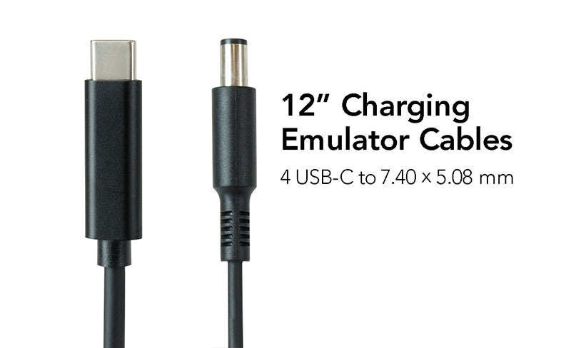 Paquete de 4 cables emuladores USB-C para dispositivos HP