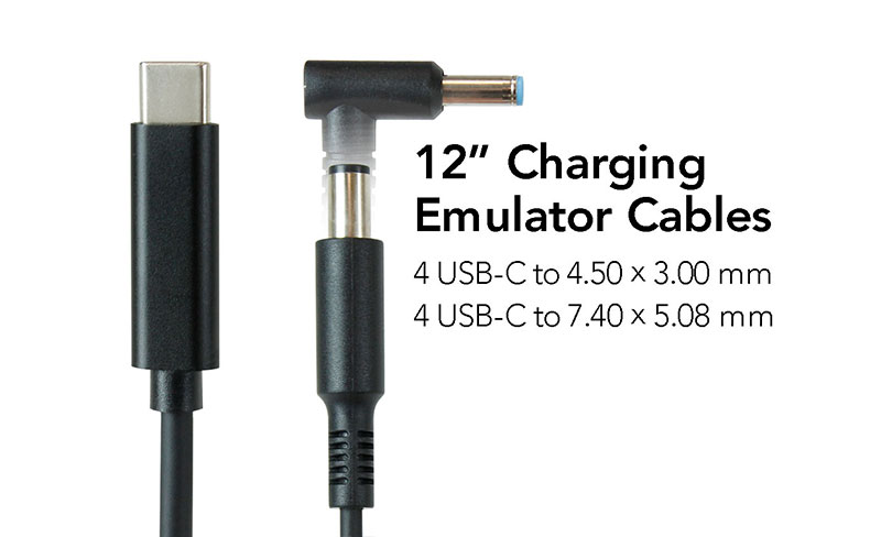Cables emuladores USB-C (dos paq. de 4)