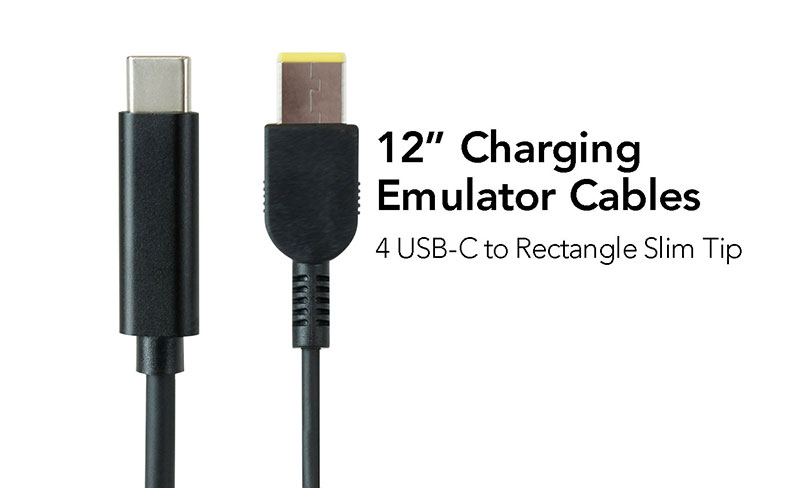 Cables emuladores USB-C (paq. de 4)