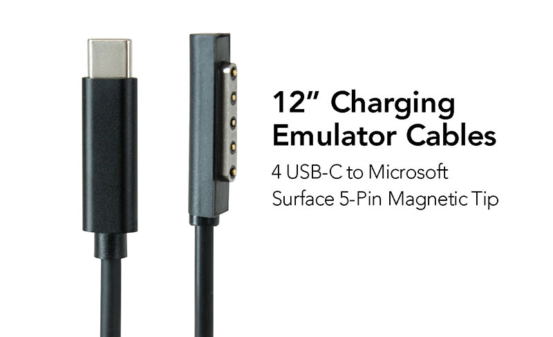 USB-C Cable 4-Packs for Microsoft Surface Devices | JAR Systems
