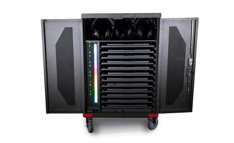 Legion PowerPro Esports Cart Open With LED Status Indicator Settings
