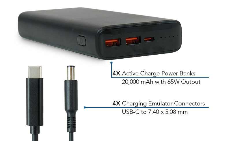 USB-C Active Charge Power Bank Kits - Dell Chromebook 11 | JAR Systems
