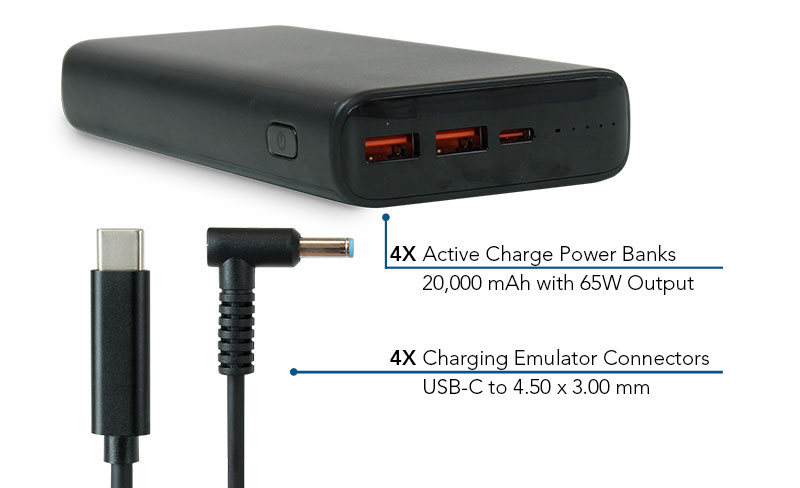 USB-C Active Charge Power Bank Kits HP Chromebook 13 G1 | JAR Systems