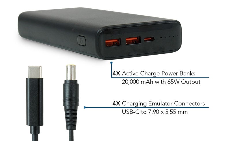 Ensembles de batterie externe Active Charge USB-C : Lenovo X131E