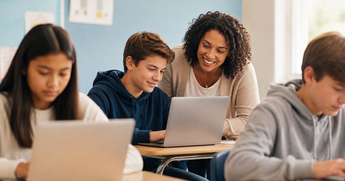 How At-the-Desk Charging Solutions Support 1:1 Device Programs in Schools